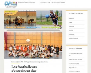 Le blog des colonies et stages sportifs à Poitiers