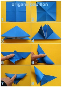 Origami papillon