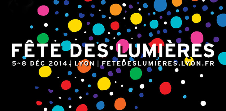 Affiche de la Fête des Lumières Lyon 2014